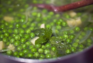 pea and mint