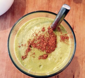 raw butternut squash smoothie